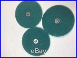 Generic Electrolux Shampooer/Floor Polisher Green Scrub Pads B8 B9 TriStar