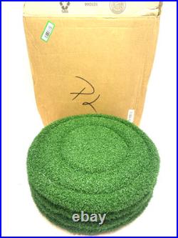 Global Industrial 261881TS Floor Scrubbing Pads, Green 17 PKG OF 4