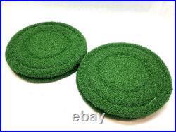 Global Industrial 261881TS Floor Scrubbing Pads, Green 17 PKG OF 4