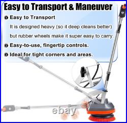 HHQ Commercial Floor Scrubber Machine, 13 Heavy Duty Orbital Floor Cleaner Buff