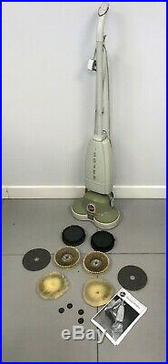 HOOVER 5464 FLOOR SHAMPOOER POLISHER SCRUBBER WOOD WAX With Brushes & Pads