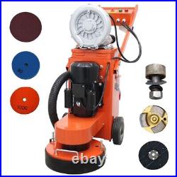 Hand-push Cement Terrazzo Ground Grinder Polisher 220V Floor Polishing Machine