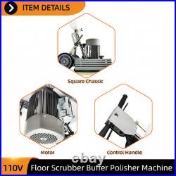 Hard Floor Cleaning Scrubber for Marble Polishing Carpet & Tile Washing 110V