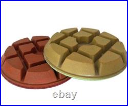 Heavy Duty 4 Metal Bond Grinding Puck 3+15 Resin Pad for Marble Concrete Floors