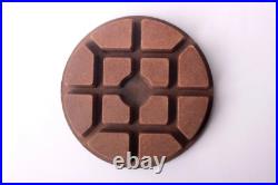 Heavy Duty 4 Metal Bond Grinding Puck 3+15 Resin Pad for Marble Concrete Floors