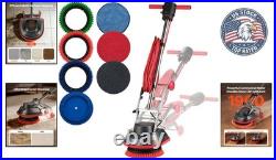 Heavy Duty Corded Floor Scrubber with 1900 RPM Complete Cleaning Solution