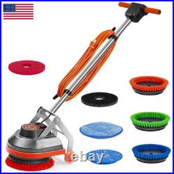 Hhq Commercial Floor Scrubber Machine 13 Heavy Duty Orbital Floor Cleaner