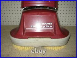 Hoover 2 Brush Floor Carpet Shampooer Polisher Buffer Waxer Pad Scrubber Cleaner