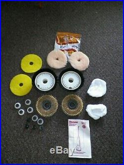 Hoover Model F4255 Floor Shampoo Polisher Replacement Manual Brushes Pads Lot