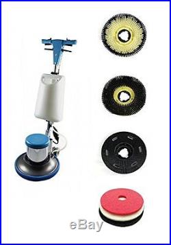 Industrial Floor Polisher Machine with (1 Tank + 2 Brushes +1 Pad Holder+3 Pads)
