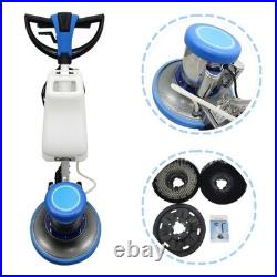 Industrial Floor Scrubber Polisher 110V 17 Carpet Cleaning Machine 3.17gal