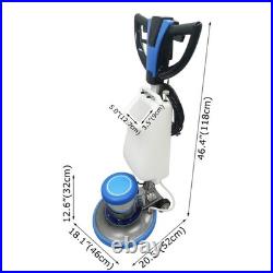 Industrial Floor Scrubber Polisher 110V 17 Carpet Cleaning Machine 3.17gal