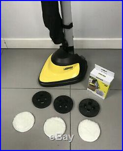 KARCHER FP303 FLOOR POLISHER WITH VACUUM and brand new pads