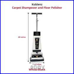 Koblenz Carpet Shampooer and Floor Polisher, 12 Carpet Cleaner, 144 Ounce Tank