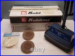 Koblenz P-620 4.2 Amp Motor Floor Polisher Shampooer Machine with Box/Pads Tested