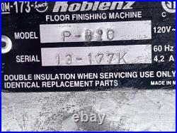 Koblenz P-820 Shampooer Polisher Cleaning Machine with Pads & Brushes