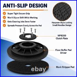 Lightweight 16 Floor Buffer Pad Driver for Multi-Surface Scrubbing & Polishing