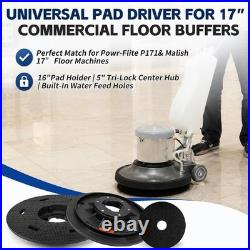 Lightweight 16 Floor Buffer Pad Driver for Multi-Surface Scrubbing & Polishing