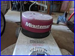 MINUTEMAN 2400 FLOOR BUFFER BURNISHER with 25+++ pads/attachments