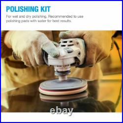 Marble Floor Wet Polisher + 50pc 4 5 Diamond Pads quartz Granite Stone Kit Set