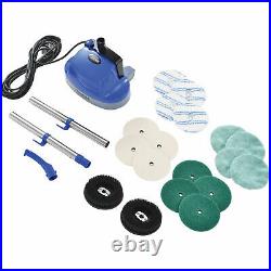 Mini Floor Scrubber With Floor Pads, 11 Cleaning Path