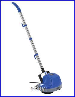 Mini Floor Scrubber With Floor Pads, 11 Cleaning Path Electric Polisher Tile Wood