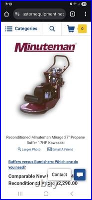 Minuteman 27 Propane Floor Buffer Minuteman 27 Propane Floor Buffer