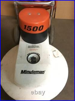 Minuteman M23150 1500 RPM 20 Commercial Floor Burnisher Buffer 1.5HP With Pad