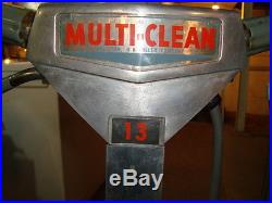 Multi-Clean Floor Scrubber / Buffer Machine with pads