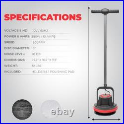 Multi-Surface 10 Heavy Duty Floor Polisher Quick Clean, Kids & Pets Safe