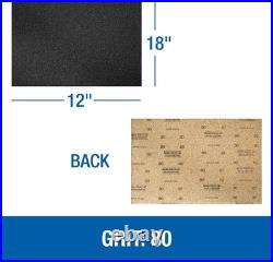 NEW 20Pack 12x18in Floor Sanding Sheets 80 Grit Silicon Carbide
