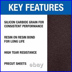 NEW 20Pack 12x18in Floor Sanding Sheets 80 Grit Silicon Carbide