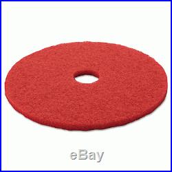 NEW 3M 08395 Buffer Floor Pad 5100, 20, Red, 5 Pads/Carton