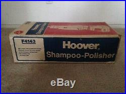 NEW Vintage Hoover F4143 Floor Shampoo Polisher Buffer Super Tank withBrushes Pads