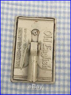 NICE Vintage 1920's OLD ENGLISH WAXER/POLISHER Floor Wax Applicator Pad Holder