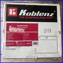 New NOS Koblenz P-820 Shampooer Polisher Cleaning Machine with Pads & Brushes