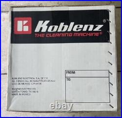 New NOS Koblenz P-820 Shampooer Polisher Cleaning Machine with Pads & Brushes