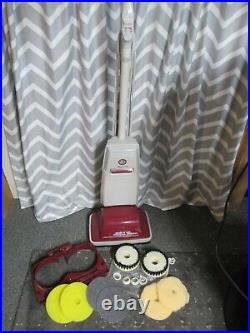 Nice Hoover 5047 Scrub N Vac Floor Shampoo Polisher with Brushes and Pads