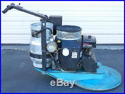 ONAN 24 PERFORMER Floor Buffer/Polisher 2 Cylinder 20hp LP Gas Engine With5 Pads