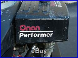 ONAN 24 PERFORMER Floor Buffer/Polisher 2 Cylinder 20hp LP Gas Engine With5 Pads