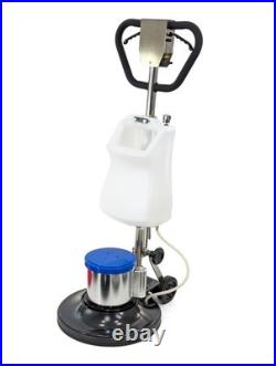 Open Box Floor Burnisher Machine 1200W with Brushes, Pads & Tank