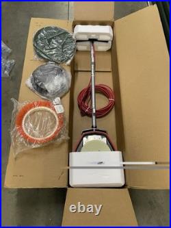 Oreck Commercial Orbiter Hard Floor Cleaner Machine ORB550MC Gray with Attachments