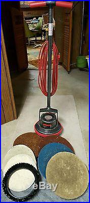 Oreck Orbiter Commercial Floor Buffer / Polisher Scrubber XL400 with pads