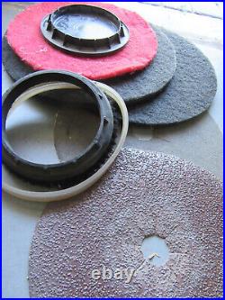 Oreck Orbiter Ultra Floor Buffer Polisher Scrubbing Waxing Machine w pads discs