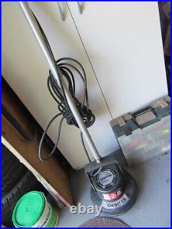 Oreck Orbiter Ultra Floor Buffer Polisher Scrubbing Waxing Machine w pads discs