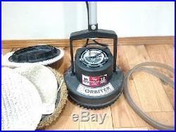 Oreck Orbiter Ultra ORB700MB Floor Buffer Polisher with extra pad types