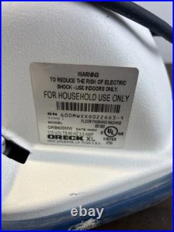 Oreck Orbiter XL ORB600MW Floor Machine BufferPolisher With Pads & Brushes