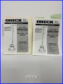 Oreck XL Ultra Orbiter Floor ½ HP Buffer Polisher ORB700MB With Pads Bundle
