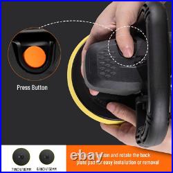 PLS03A Buffer Polisher Kit for Car, 12.5 Amp 6 Inch/7 Inch Rotary Car Polisher W PLS03A Buffer Polisher Kit for Car, 12.5 Amp 6 Inch/7 Inch Rotary Car Polisher W