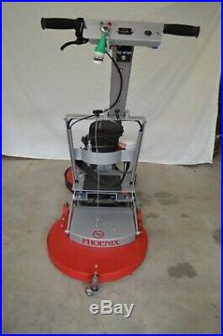 Phoenix Titan Twin 24 floor buffer and cleaner ONLY 32 Hrs! FREE PADS AND FLUID